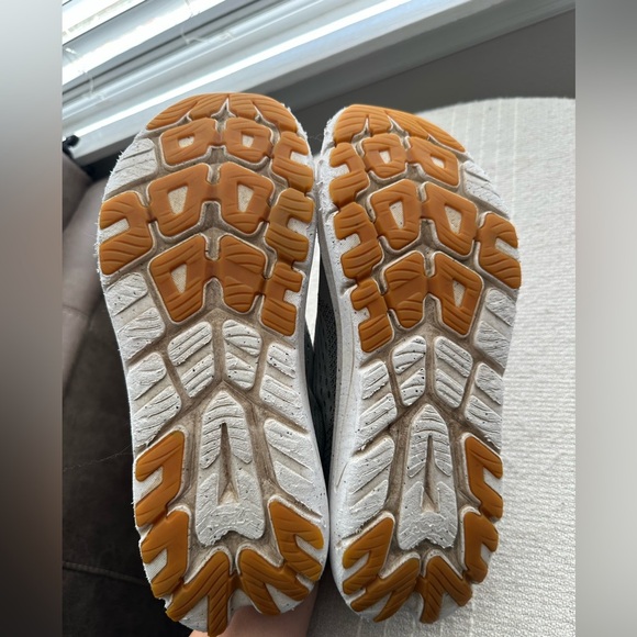 Hoka One One Gray and White Athletic Shoes - Picture 6 of 8